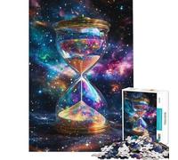 1000 Piece Jigsaws for Adults Galactic Hourglass Jigsaw Puzzles for Teenagers Enhance Memory Educational Challenge Unique Challenge Game (Size 50x75cm)