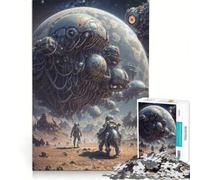 1000 Piece Jigsaws for Adults Galactic Space Pioneer, Educational Game, Decompressing Intellectual, Great Gift for Gaming 38x52cm