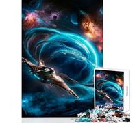 1000 Piece Jigsaws for Adults Galactic Vortex Toy Wall Decor Gift For Birthdays Impossible Game Artists' Collection, Fine Arts Size 38x26cm