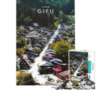 1000 Piece Jigsaws for Adults Gifu Japan Jigsaw Puzzles for Teenagers Enhance Memory Educational Challenge Unique Challenge Game (Size 50x75cm)