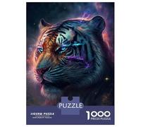 1000 Piece Jigsaws for Adults Gold Shark Abstract Art Puzzles for Adults Relax Games Difficult Challenge Birthday Present, Gifts, 52x38cm/1000pcs