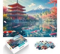 1000 Piece Jigsaws for Adults japan mount fuji sakura game 26x38cm is ideal as a gift for the whole family Suitable for and 14