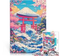 1000 Piece Jigsaws for Adults Japanese Style 7 Anspruchsvoll, aber lustig und humorvoll Wohnkunstdekor52x38cm