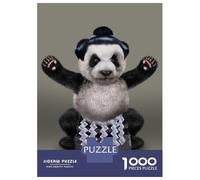 1000 Piece Jigsaws for Adults Japanese Sumo Giant Panda Jigsaws for Adults Brain Teaser Game Analysis And Logic Great Gift for Gaming 38x26cm/1000pcs