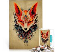 1000 Piece Jigsaws for Adults Kitsune Fox No7 Trainieren Sie Ihr Gehirn und Ihre Hände Eltern-Kind-Interaktion75x50cm