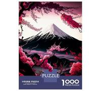 1000 Piece Jigsaws for Adults Landcapes Sakura Japan Jigsaws for Adults Brain Teaser Game Analysis And Logic Great Gift for Gaming 52x38cm/1000pcs