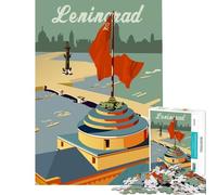 1000 Piece Jigsaws for Adults Leningrad for Educational Game Challenge Toy for Educational Game Stress Reliever Gifts For Birthdays (Size 38x52cm)