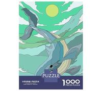 1000 Piece Jigsaws for Adults Life Whale Puzzle for Adults Brain Teaser Game Precision Cutting Challenging To Complete 70x50cm/1000pcs