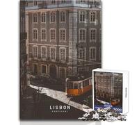 1000 Piece Jigsaws for Adults Lisbon Family Fun & Game Night But Fun And Humorous Art Work Gift Size 38x26cm