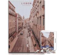 1000 Piece Jigsaws for Adults Lisbon Family Fun & Game Night But Fun And Humorous Art Work Gift Size 50x75cm