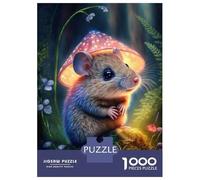 1000 Piece Jigsaws for Adults Little Mouse in The Forest Jigsaws for Adults Brain Teaser Game Analysis And Logic Great Gift for Gaming 52x38cm/1000pcs