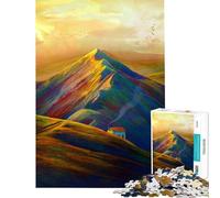 1000 Piece Jigsaws for Adults Lonely Houses Jigsaw 1000 Pieces Home Decoration Toys Learning Educational for Is Ideal As A Gifts (38x52cm)