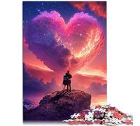 1000 Piece Jigsaws for Adults Lover Clouds Educational Stress Relief Toy Puzzle 26x38cm Enhance love between couples for teenager Age 14 Up