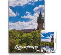 1000 Piece Jigsaws for Adults Luxembourg City Family Fun & Game Night But Fun And Humorous Art Work Gift Size 50x75cm