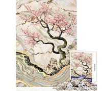 1000 Piece Jigsaws for Adults Luxury Sakura Educational Game For Family Fun Educational Toy Improving Love between Couples (50X75cm)