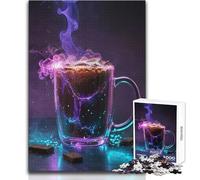 1000 Piece Jigsaws for Adults Magical Hot Chocolate Enjoyful Peaceful Spare Time Exact Precision Fit Play Toy Size 38x52cm