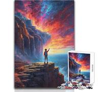 1000 Piece Jigsaws for Adults Magical Night Enjoyful Peaceful Spare Time Exact Precision Fit Play Toy Size 38x52cm