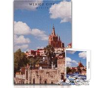 1000 Piece Jigsaws for Adults Mexico City Family Fun & Game Night But Fun And Humorous Art Work Gift Size 38x52cm