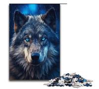 1000 Piece Jigsaws for Adults Midnight Wolves Puzzles Gifts Birthday Present Gifts for for Teenager Age 14 And Up 1000 PCS(38x26cm)