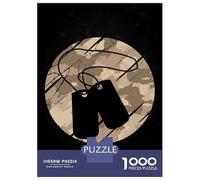 1000 Piece Jigsaws for Adults Military Dog Tag Jigsaws for Adults Brain Teaser Game Analysis And Logic Great Gift for Gaming 70x50cm/1000pcs