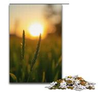 1000 Piece Jigsaws for Adults Morning Dew Sparkles on The Grass Puzzles Gifts Birthday Present Gifts for for Teenager Age 14 And Up 1000 PCS(38x26cm)