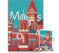 1000 Piece Jigsaws for Adults Moscow Family Fun & Game Night But Fun And Humorous Art Work Gift Size 50x75cm