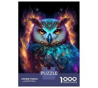 1000 Piece Jigsaws for Adults Nebula Owl V1 Puzzle for Adults Brain Teaser Game Precision Cutting Challenging To Complete 70x50cm/1000pcs