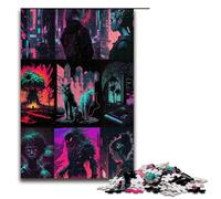 1000 Piece Jigsaws for Adults Neon Landscape Puzzles Gifts Birthday Present Gifts for for Teenager Age 14 And Up (75x50cm)