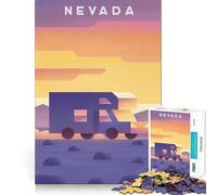 1000 Piece Jigsaws for Adults Nevada Premium Edge Art Brain Teaser Gift Casual Play Game Birthday Activity (50x75cm)