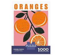 1000 Piece Jigsaws for Adults Oranges Retro Kitchen Art Print Puzzles for Adults Family Games Perfect Decoration Challenging To Complete 38x26cm/1000pcs