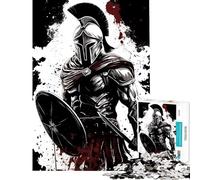 1000 Piece Jigsaws for Adults Paladin Warrior for Birthday, Chrismas Difficult Challenge Educational Games for And from 14 Years And over (50x75cm)