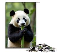 1000 Piece Jigsaws for Adults Panda Eating Bamboo Jigsaw Puzzle - Challenging Game A Work of Art Suitable for And Teenager 14 And Up 1000 PCS(75x50cm)