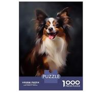 1000 Piece Jigsaws for Adults Papillon Dog Jigsaws for Adults Brain Teaser Game Analysis And Logic Great Gift for Gaming 70x50cm/1000pcs