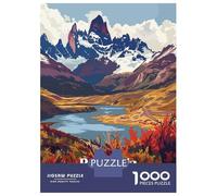 1000 Piece Jigsaws for Adults Patagonia National Park Chile Landscape Jigsaw for Adults Toy Wall Decor Presents for Women Challenging To Complete 52x38cm/1000pcs