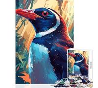 1000 Piece Jigsaws for Adults Penguin In The Jungle Toy Wall Decor Gift For Birthdays Impossible Game Artists' Collection, Fine Arts Size 50x75cm