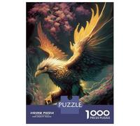 1000 Piece Jigsaws for Adults Phoenix Bird Cuddly Adult Jigsaw Puzzle Fun Games But Fun And Humorous Challenging To Complete 38x26cm/1000pcs