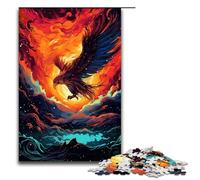 1000 Piece Jigsaws for Adults Phoenix Is Surrounded by of Coloured Puzzles Gifts Birthday Present Gifts for for Teenager Age 14 And Up 75x50cm