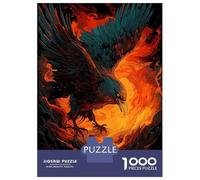 1000 Piece Jigsaws for Adults Phoenix Majesty Jigsaws for Adults Brain Teaser Game Analysis And Logic Great Gift for Gaming 38x26cm/1000pcs
