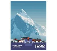 1000 Piece Jigsaws for Adults Port Lockroy, Antarctica Travel Jigsaw for Adults Toy Wall Decor Presents for Women Challenging To Complete 38x26cm/1000pcs