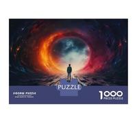 1000 Piece Jigsaws for Adults Portal to Another Dimension -1 Jigsaw for Adults Relaxing Games But Fun And Humorous Great Gift for Gaming 52x38cm/1000pcs
