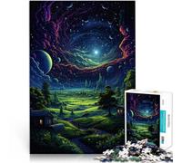 1000 Piece Jigsaws for Adults Psychedelic Space Farm Game Toys 26x38cm deal as gifts for the whole family