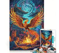 1000 Piece Jigsaws for Adults Puzzle A Phoenix Rises from Fire, Relax Games, Fun Activities at Home, Improving Love between Couples 50x75cm