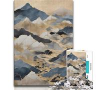 1000 Piece Jigsaws for Adults Puzzle Abstract Mountain Landscap Family Fun & Game Night Improve Memory Secret Santa Gifts (size 50x75cm)