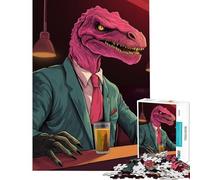 1000 Piece Jigsaws for Adults Puzzle Afterwork Dinosaur Teenager Puzzles Hands-on Game Difficult Challenge Birthday Present, Gifts, (38x26cm)