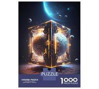 1000 Piece Jigsaws for Adults Puzzle Alien Technology Adult Jigsaw Puzzle Brain Teaser Game Difficult Challenge Challenging To Complete 52x38cm/1000pcs