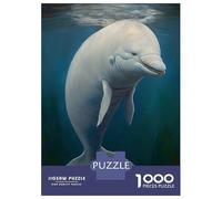 1000 Piece Jigsaws for Adults Puzzle American Beluga Puzzle for Adults Relax Games Stress Reliever Birthday Present, Gifts, 70x50cm/1000pcs