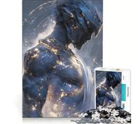1000 Piece Jigsaws for Adults Puzzle Astral Knight in Cosmic Armor, Relax Games, Fun Activities at Home, Improving Love between Couples 50x75cm