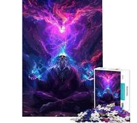 1000 Piece Jigsaws for Adults Puzzle Aura Meditation 1000 Jigsaw Puzzle DIY Toys Birthday Present Family Fun & Game Night (50x75cm)
