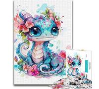 1000 Piece Jigsaws for Adults Puzzle Baby Dragon Colorfull Family Fun & Game Night Improve Memory Secret Santa Gifts (size 50x75cm)