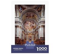 1000 Piece Jigsaws for Adults Puzzle Basilica Di San Pietro Interior Puzzles for Adults Fun Games Wall Decoration Challenging To Complete 38x26cm/1000pcs